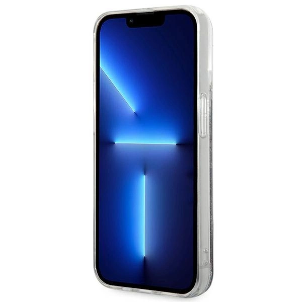 Karl Lagerfeld KLHCP14XLMNMK iPhone 14 Pro Max 6,7" juodas kietas dėklas Liquid Glitter Monogram - Image 5