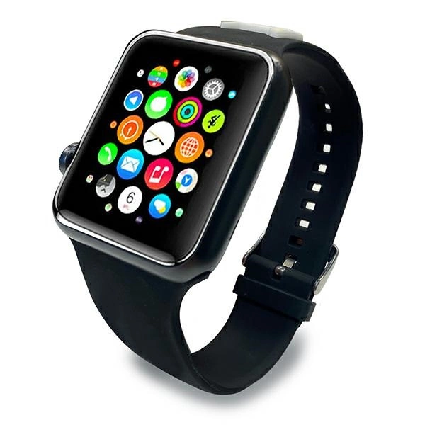 Karl Lagerfeld KLAWLSLCK Apple Watch dirželis 42/44 / 45mm juodas Silicone Choupette Heads - Image 3