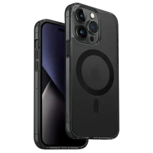 Uniq LifePro Xtreme Magclick Charging case for iPhone 14 Pro Max - gray and black