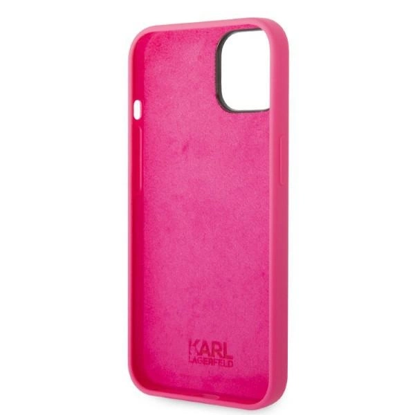 Karl Lagerfeld KLHCP14MSRSGRCF dėklas iPhone 14 Plus 6,7" – rožinis Silicone RSG - Image 7