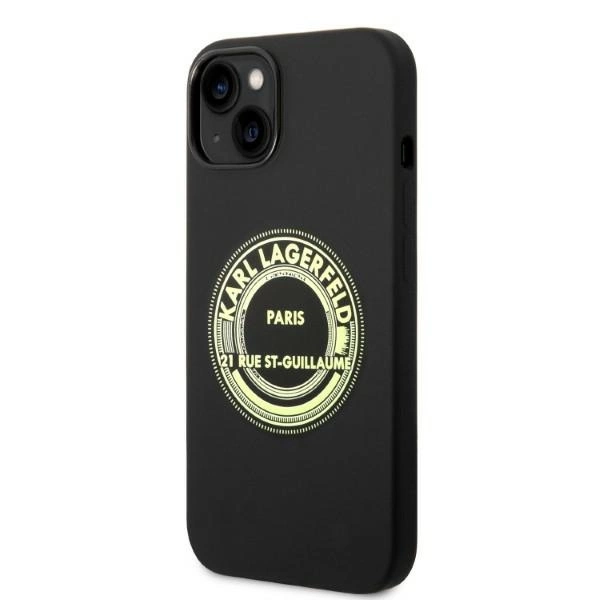 Karl Lagerfeld KLHCP14MSRSGRCK dėklas iPhone 14 Plus 6,7" – juodas Silicone RSG - Image 2