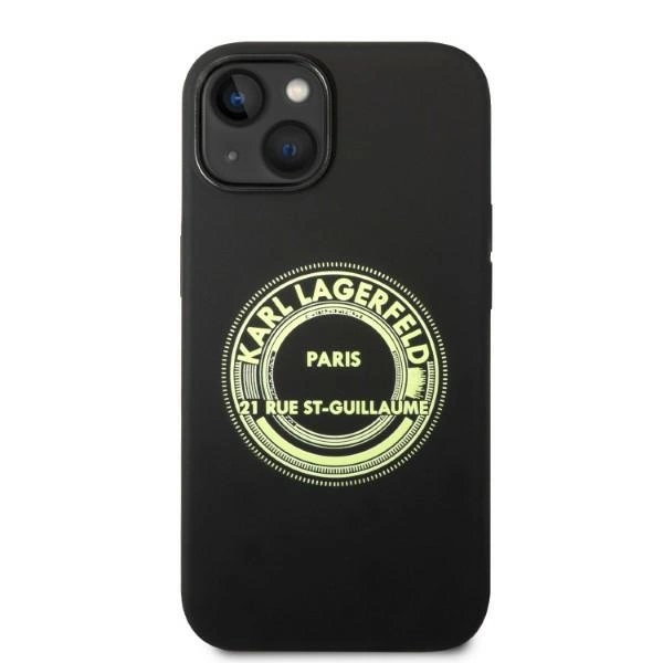Karl Lagerfeld KLHCP14MSRSGRCK dėklas iPhone 14 Plus 6,7" – juodas Silicone RSG - Image 3