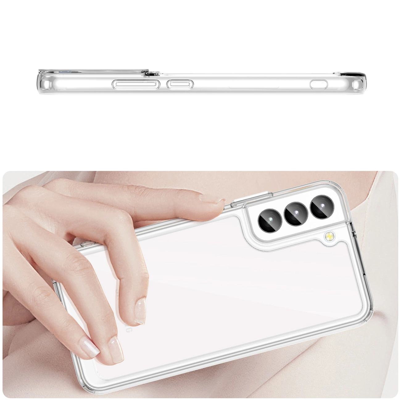 Outer Space dėklas Samsung Galaxy S23+ – su lanksčiu permatomu rėmeliu - Image 7