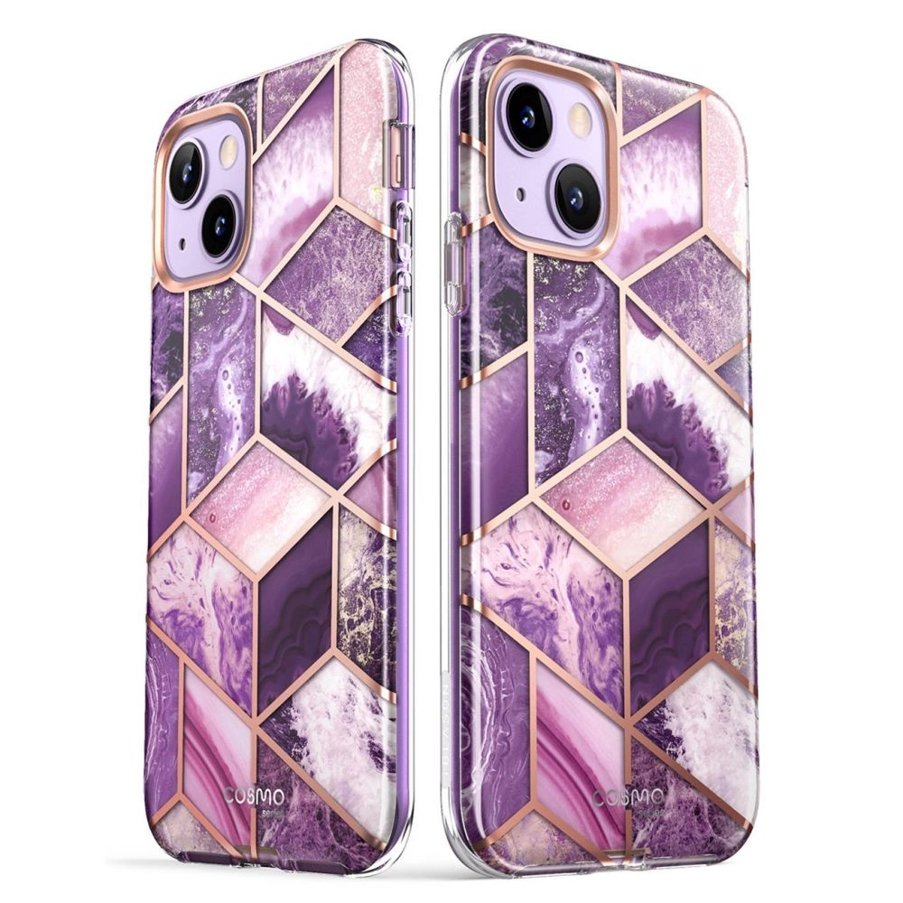 Supcase Cosmo dėklas iPhone 14 Plus – rožinis marmuras - Image 9
