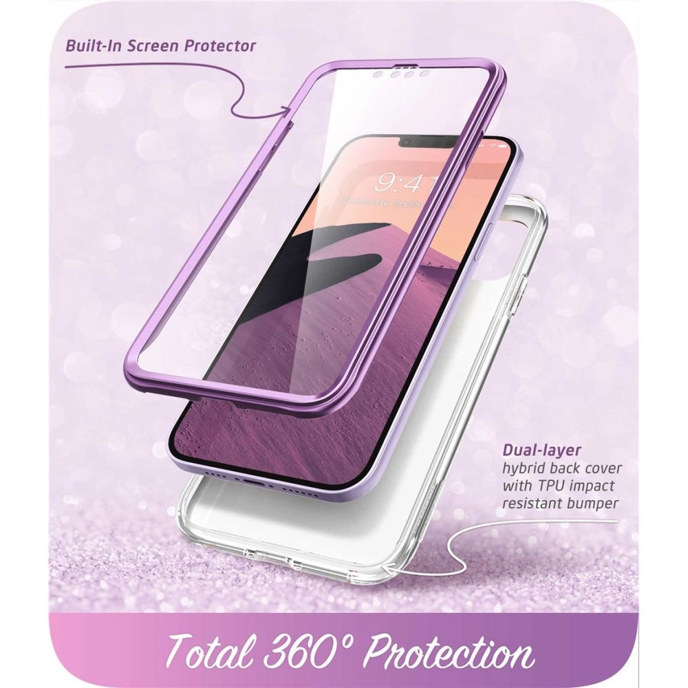 Supcase Cosmo dėklas iPhone 14 Plus – rožinis marmuras - Image 11