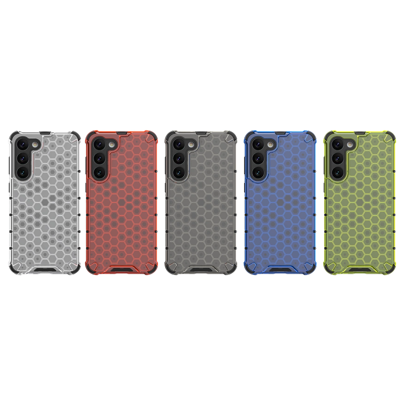 Honeycomb dėklas Samsung Galaxy S23+ – armuotas hibridinis, mėlynas - Image 4
