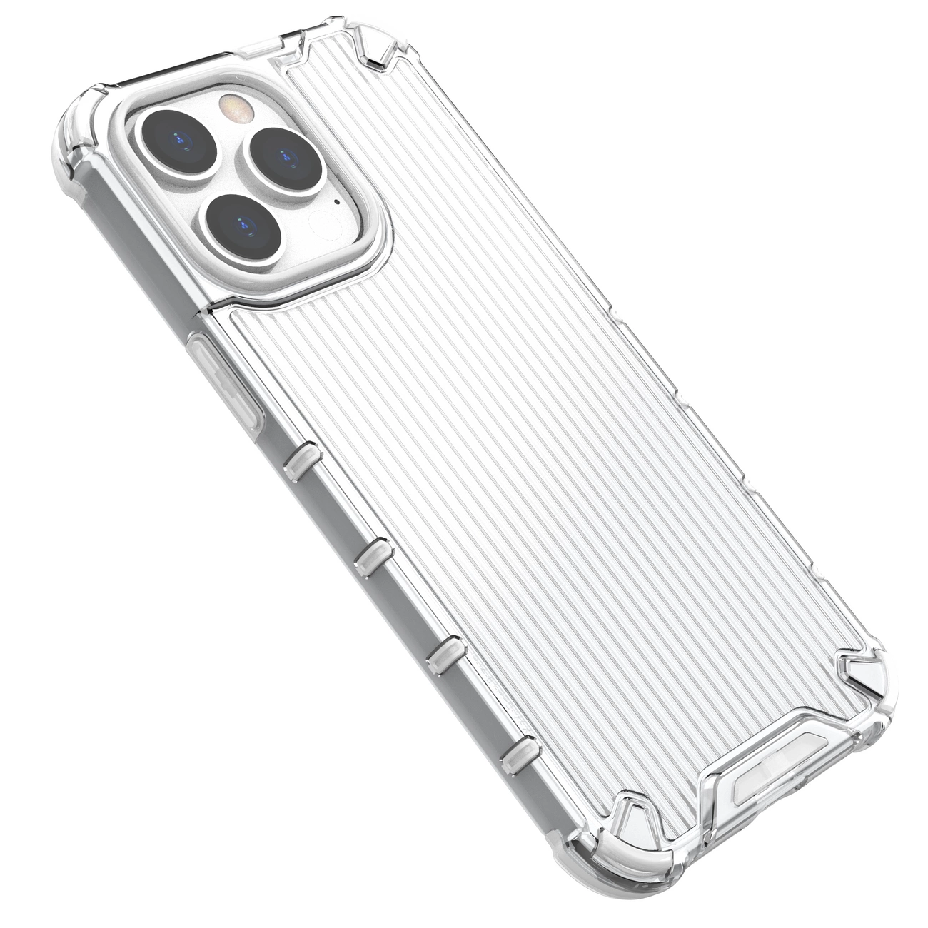Ombre Protect dėklas iPhone 14 Pro – armuotas, rožinis ir mėlynas - Image 5