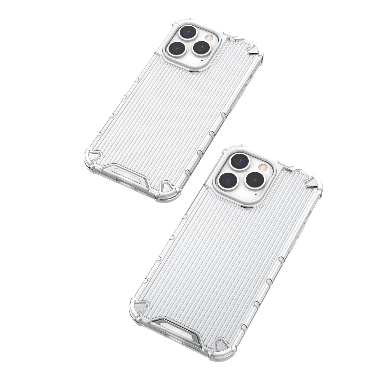 Ombre Protect dėklas iPhone 14 Pro – armuotas, rožinis ir mėlynas - Image 6
