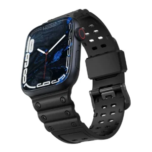 Strap Triple Protection for Apple Watch 42 / 44 / 45 / 49 mm band bracelet - black