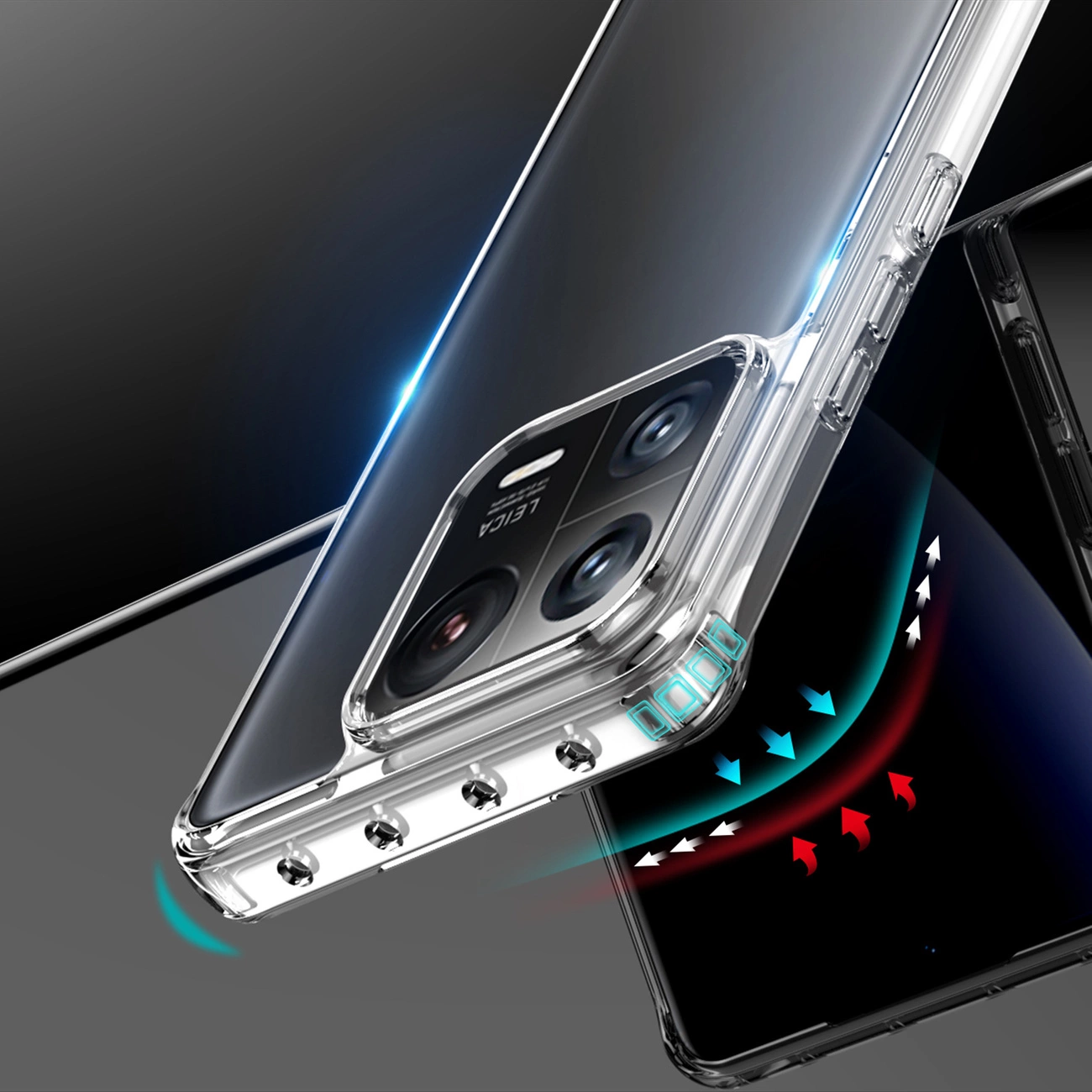 Dux Ducis Clin dėklas Xiaomi 13 Pro – armuotas, permatomas - Image 7