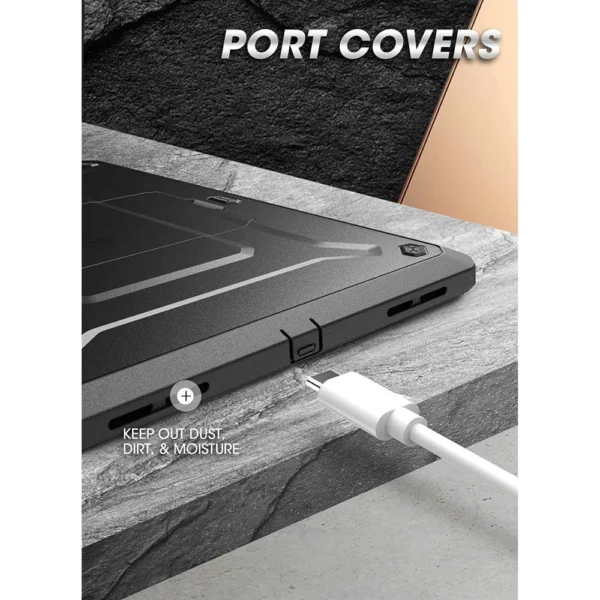 Supcase Unicorn Beetle Pro dėklas iPad 10.9'' 2022 – juodas - Image 4