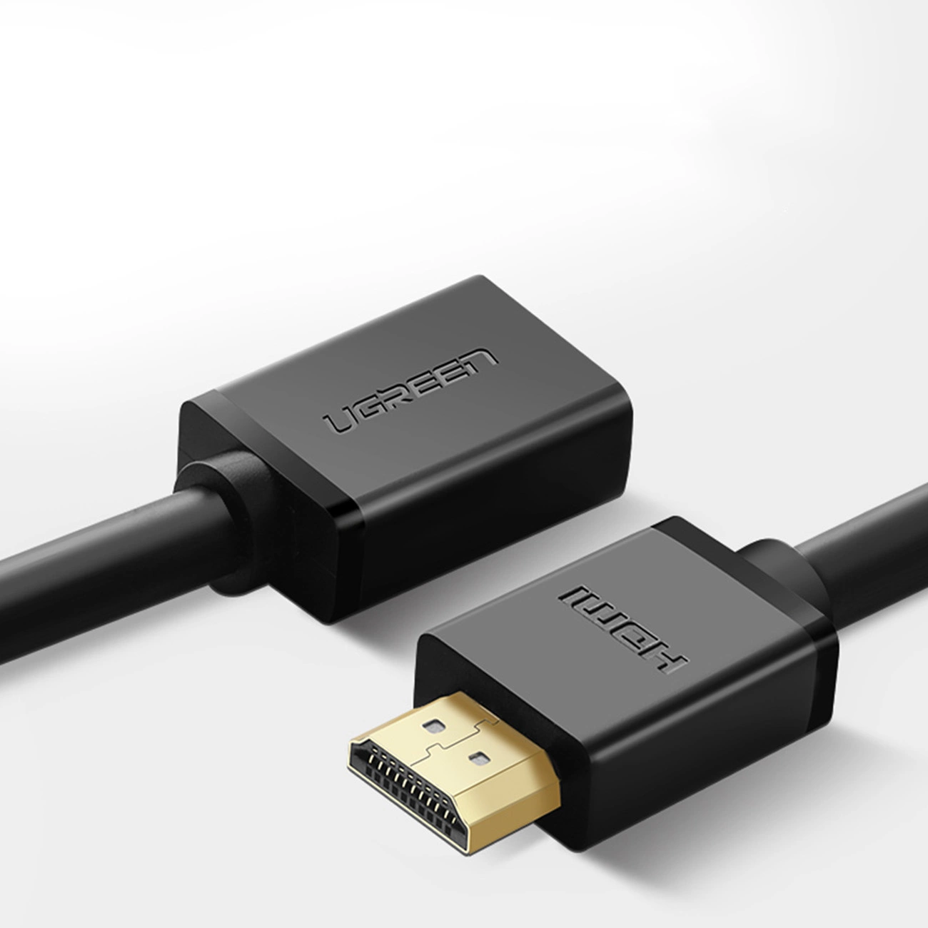 Ugreen HD107 10141 HDMI (kištukas) - HDMI (lizdas) 4K kabelis 1 m – juodas - Image 5
