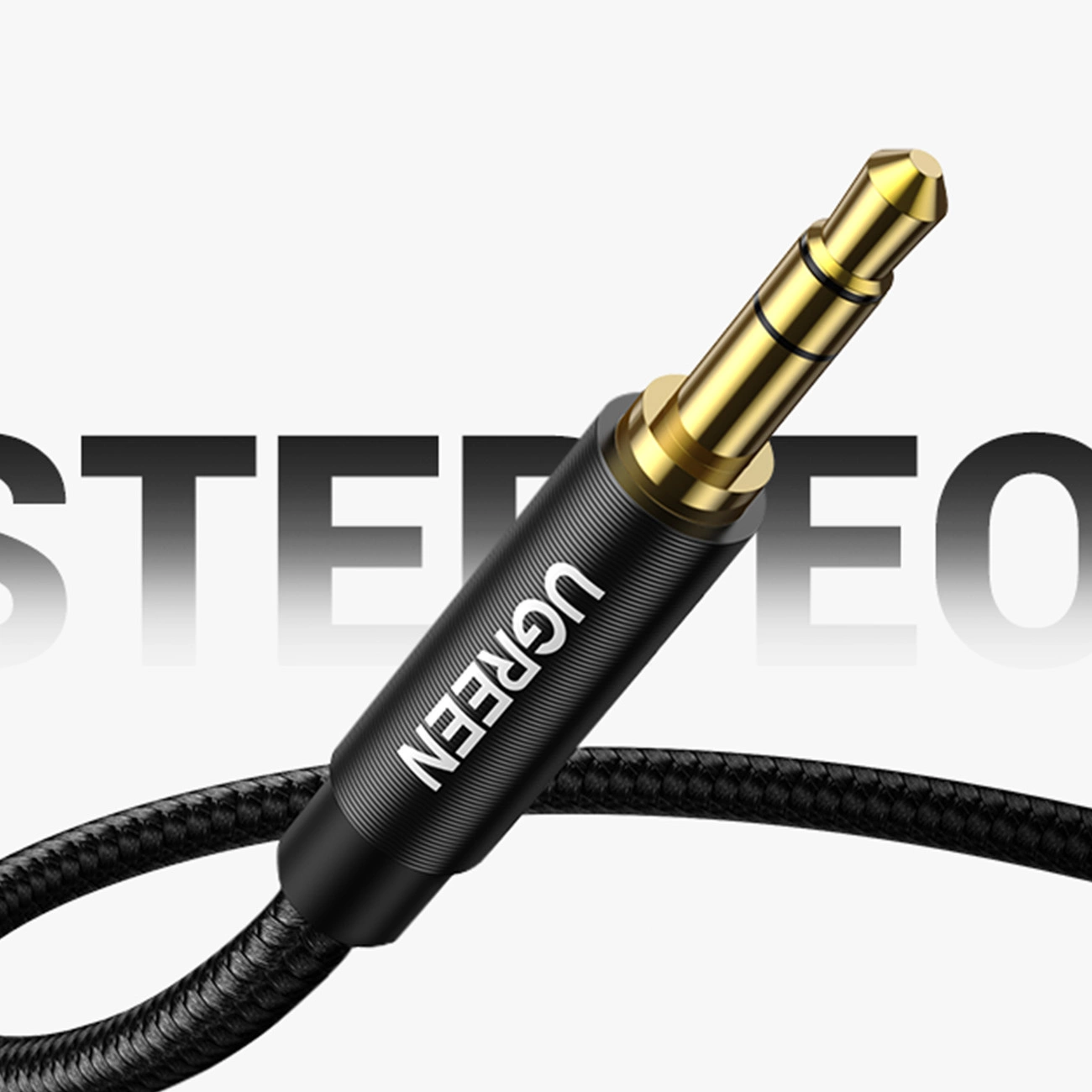 Ugreen AUX audio kabelis tiesus mini jack 3,5 mm 1 m – mėlynas (AV112) - Image 8