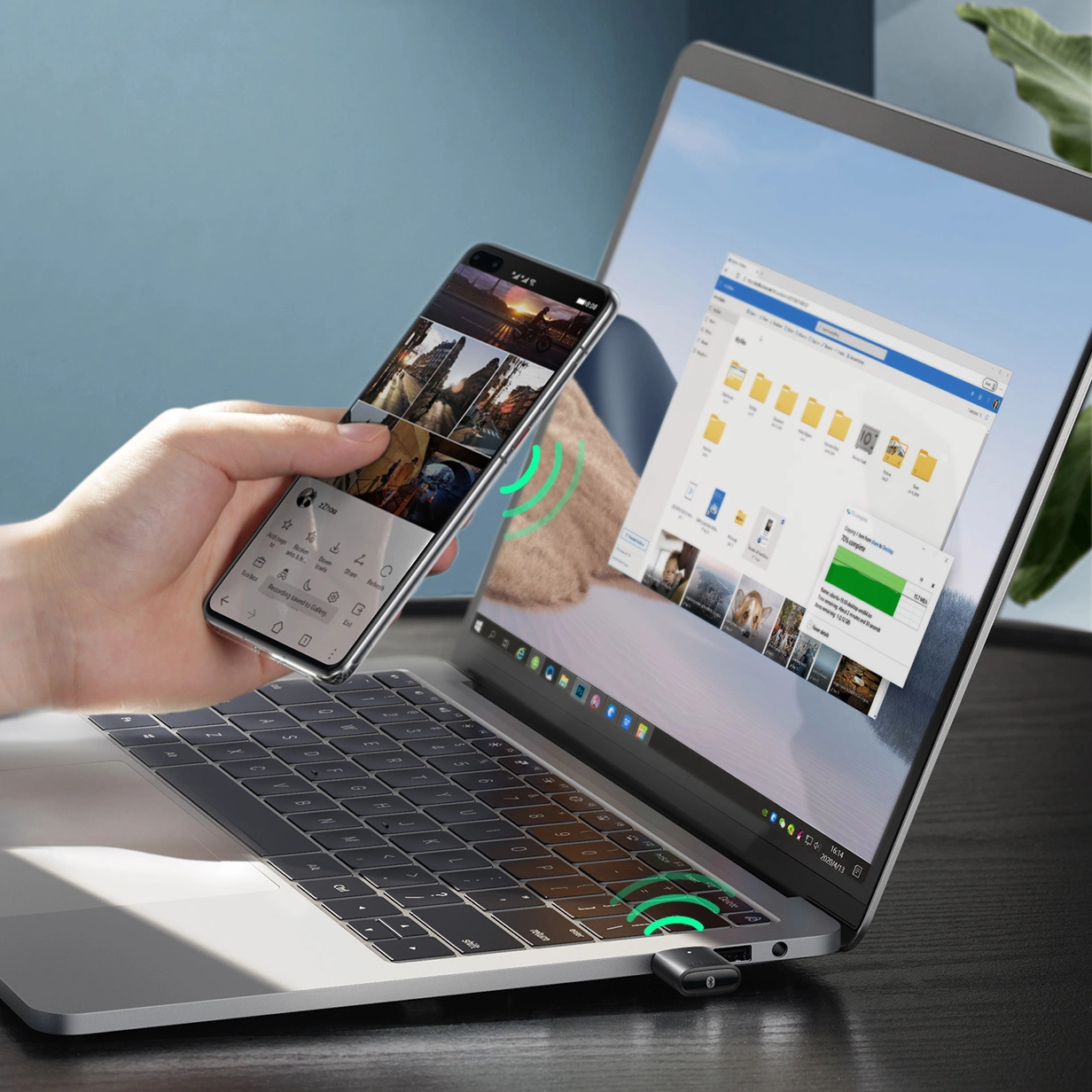 Ugreen Bluetooth 5.0 USB-A adapteris – juodas (CM390) - Image 3