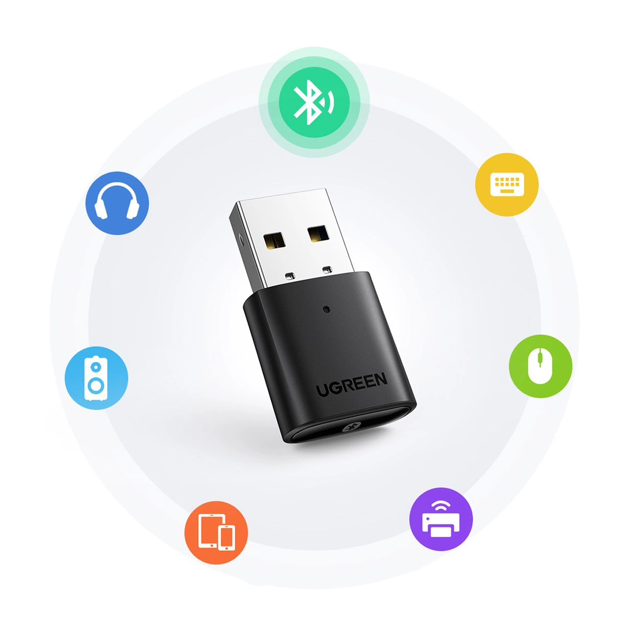 Ugreen Bluetooth 5.0 USB-A adapteris – juodas (CM390) - Image 4