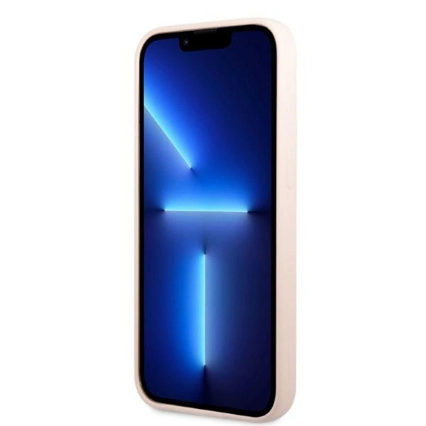 Guess GUHMP13LSPLP iPhone 13 Pro / 13 6,1" – rožinis/rožinis kietas dėklas, Silicone Logo Plate MagSafe - Image 5