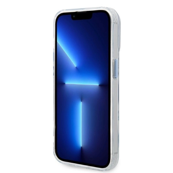 Guess Metal Outline MagSafe dėklas iPhone 14 Pro – mėlynas - Image 5