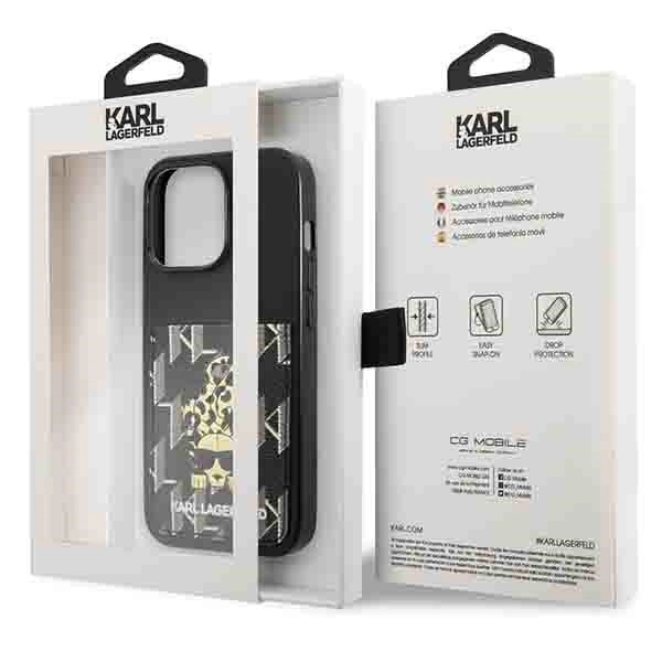 Karl Lagerfeld Karlimals Cardslot dėklas iPhone 13 Pro / iPhone 13 – juodas - Image 8
