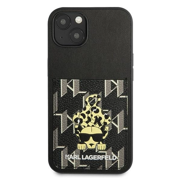 Karl Lagerfeld Karlimals Cardslot dėklas iPhone 13 – juodas - Image 3