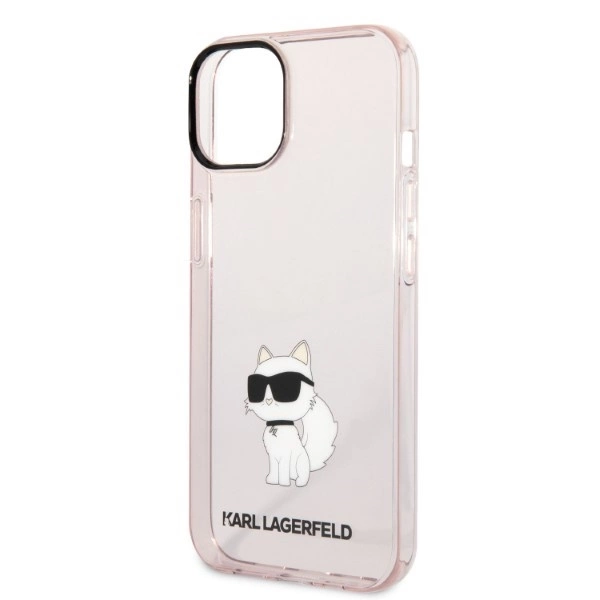 Karl Lagerfeld KLHCP14MHNCHTCP iPhone 14 Plus 6,7" – rožinis/rožinis kietas dėklas, Ikonik Choupette - Image 6