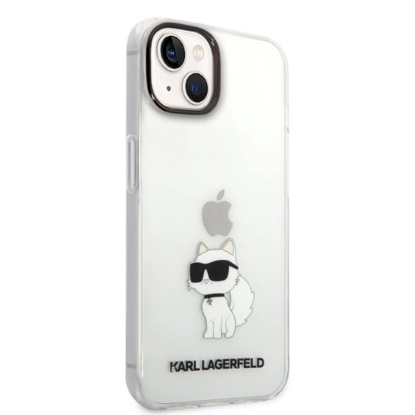 Karl Lagerfeld Ikonik Choupette dėklas iPhone 14 Plus – permatomas - Image 4
