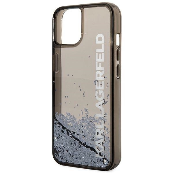 Karl Lagerfeld Liquid Glitter Elong dėklas iPhone 14 Plus – juodas - Image 6