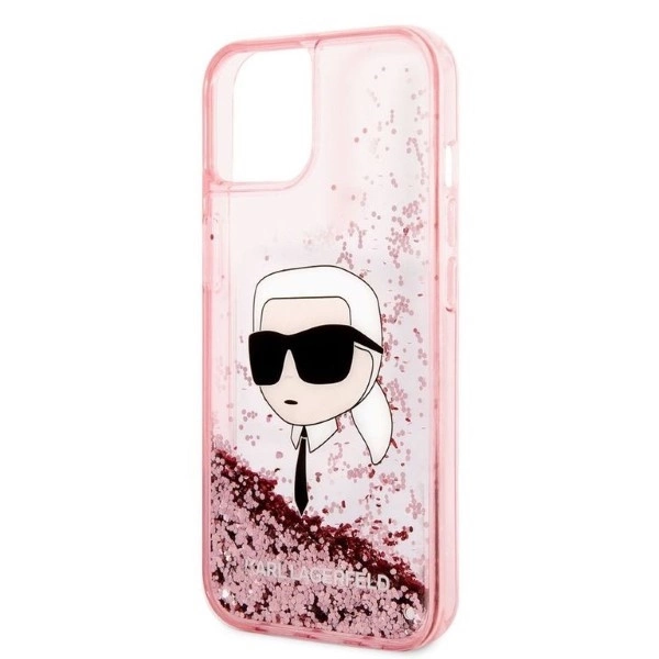Karl Lagerfeld Glitter Karl’s Head dėklas iPhone 14 Plus – rožinis - Image 6