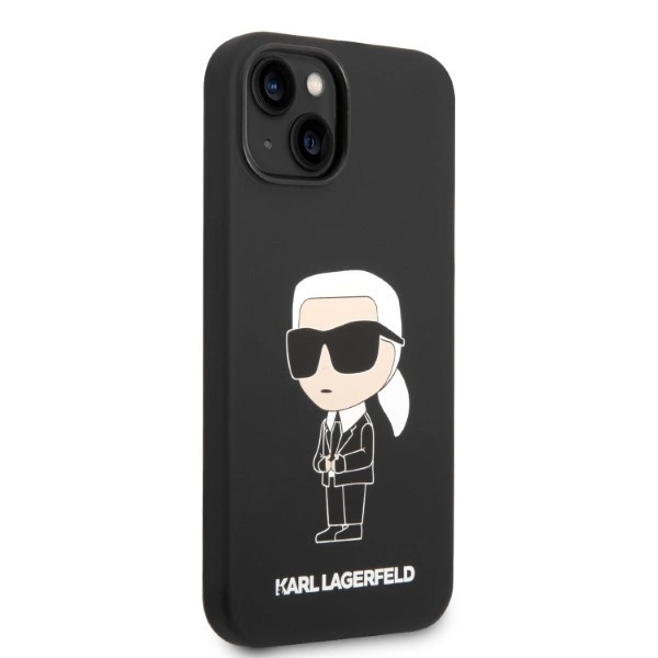Karl Lagerfeld Silicone Ikonik dėklas iPhone 14 Plus – juodas - Image 4