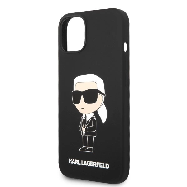 Karl Lagerfeld Silicone Ikonik dėklas iPhone 14 Plus – juodas - Image 6