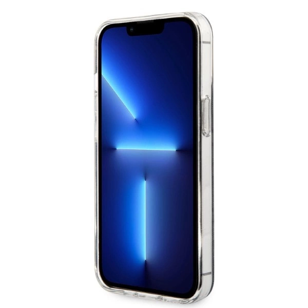 Rinkinys Guess GUBPP13LH4EACSK Case+Charger iPhone 13 Pro – juodas/juodas kietas dėklas, 4G Print MagSafe - Image 5