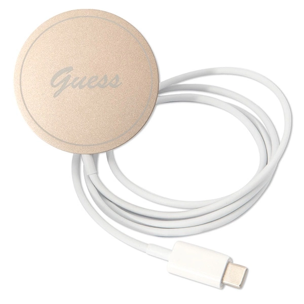 Rinkinys Guess GUBPP14SHMEACSK Case+Charger iPhone 14 6,1" – juodas/juodas kietas dėklas, Marble MagSafe - Image 8