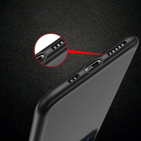Soft Case Samsung Galaxy A34 5G – plonas silikoninis dėklas, juodas - Image 4
