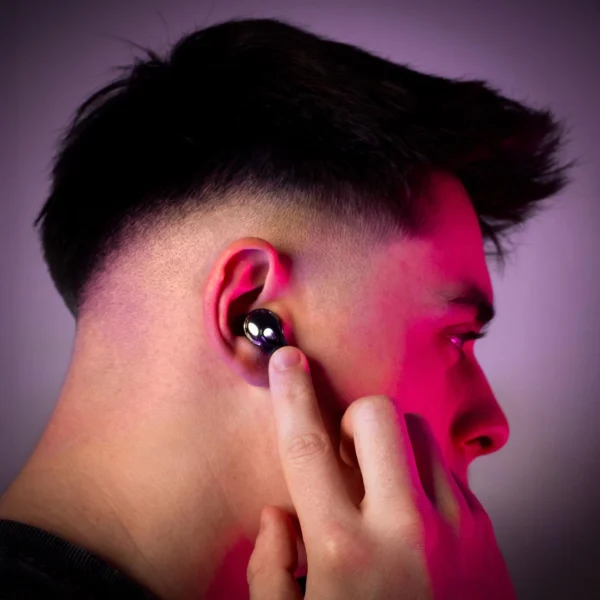 Acefast T8 TWS Bluetooth bevielės ausinės – šviesiai mėlynos - Image 5