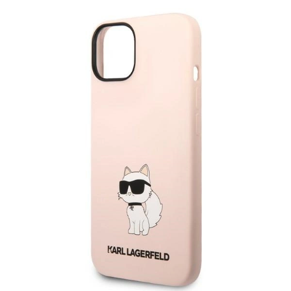 Karl Lagerfeld KLHCP14MSNCHBCP iPhone 14 Plus 6,7" – rožinis/rožinis kietas dėklas, Silicone Choupette - Image 6
