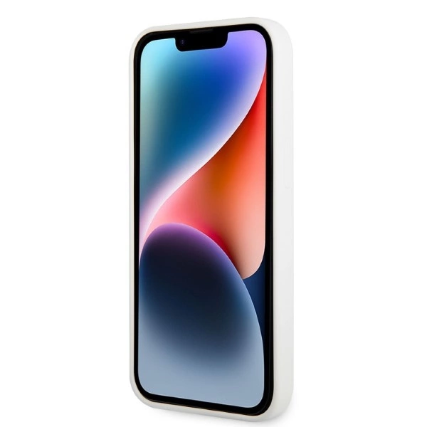 Karl Lagerfeld KLHCP14MSNIKBCH iPhone 14 Plus 6,7" – baltas/baltas kietas dėklas, Silicone Ikonik - Image 5