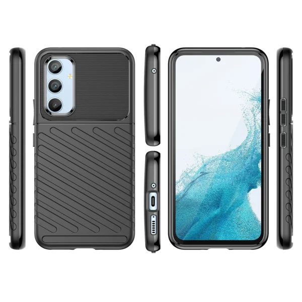 Thunder Case dėklas Samsung Galaxy A54 5G – silikoninis apsauginis, mėlynas - Image 2