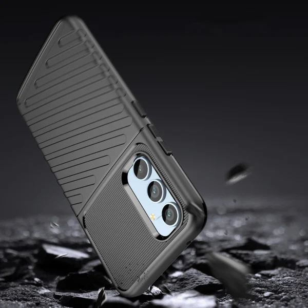 Thunder Case dėklas Samsung Galaxy A54 5G – silikoninis apsauginis, mėlynas - Image 3
