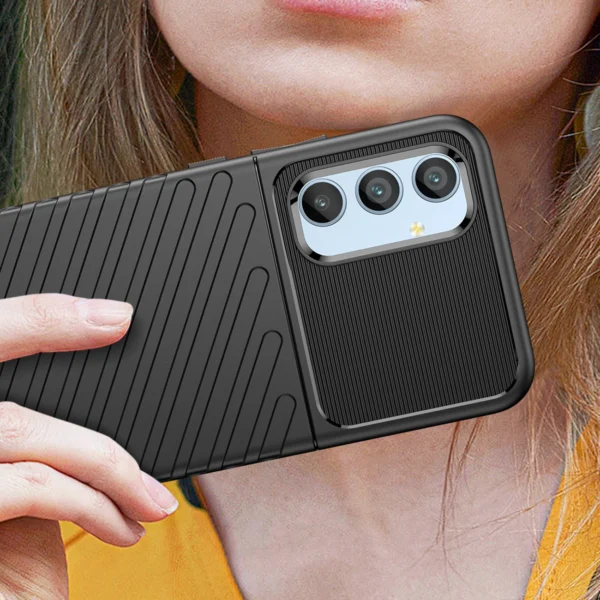 Thunder Case dėklas Samsung Galaxy A54 5G – silikoninis apsauginis, mėlynas - Image 5