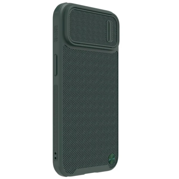 Nillkin Textured S dėklas iPhone 14 – apsauginis, su kameros dangčiu, žalias - Image 3