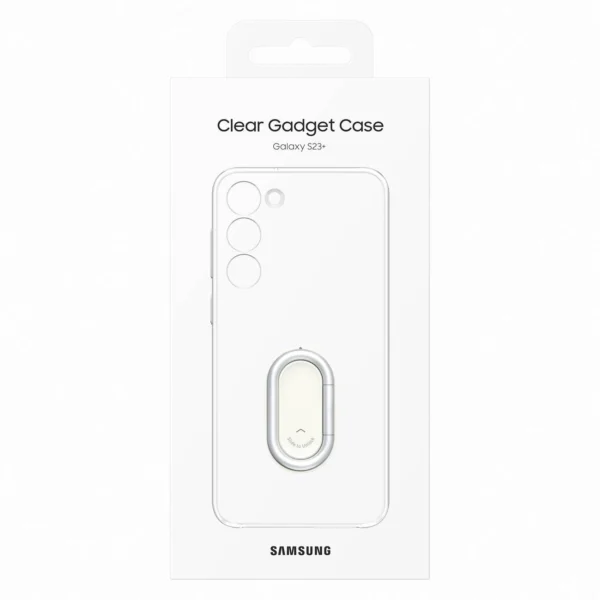 Samsung Clear Gadget dėklas Samsung Galaxy S23+ – su žiedu/laikikliu, permatomas (EF-XS916CTEGWW) - Image 5