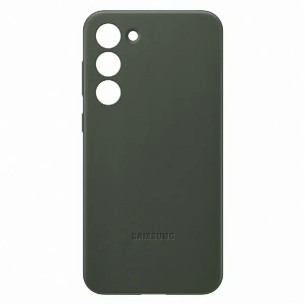 Samsung Leather Cover dėklas Samsung Galaxy S23+ – natūralios odos, žalia (EF-VS916LGEGWW) - Image 4