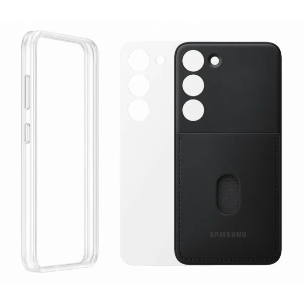 Samsung Frame Cover dėklas Samsung Galaxy S23 – su keičiama nugarėle, juodas (EF-MS911CBEGWW) - Image 8
