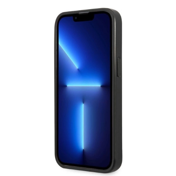 Karl Lagerfeld KLHCP13SSFMP2K iPhone 13 mini 5,4" – juodas/juodas kietas dėklas, Saffiano Plaque - Image 5