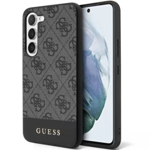 Guess GUHCS23SG4GLGR S23 S911 black/black hardcase 4G Stripe Collection
