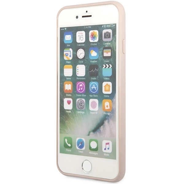 Guess GUHCI8G4GLPI iPhone 7/8/SE 2020/2022 – rožinis/rožinis kietas dėklas, 4G Stripe Collection - Image 5