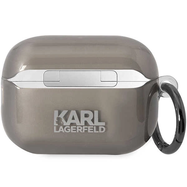 Karl Lagerfeld KKLAP2HNIKTCK AirPods Pro 2 dėklas – juodas/juodas, Ikonik Karl Lagerfeld - Image 2