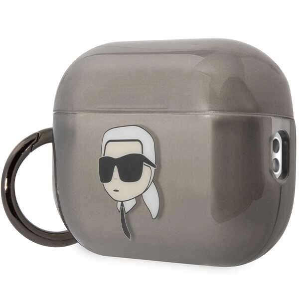 Karl Lagerfeld KKLAP2HNIKTCK AirPods Pro 2 dėklas – juodas/juodas, Ikonik Karl Lagerfeld - Image 3