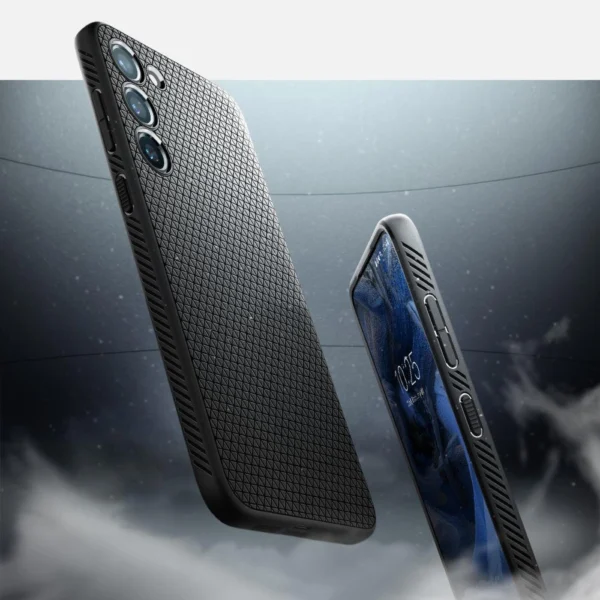 Spigen Liquid Air dėklas Samsung Galaxy S23+ – matinė juoda - Image 6