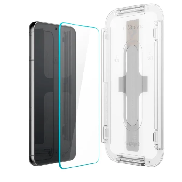 Spigen Glas.tR EZ Fit apsauginis stiklas Samsung Galaxy S23+ – 2 vnt. - Image 5