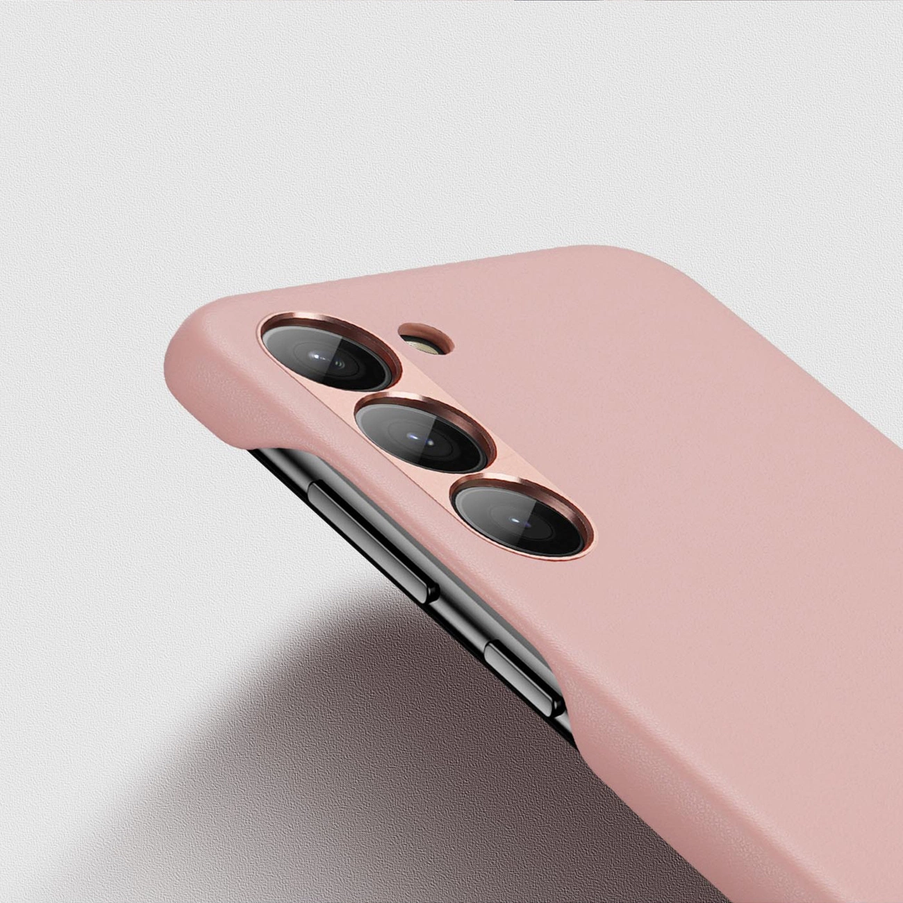 Dux Ducis Grit dėklas Samsung Galaxy S23+ – elegantiškas, dirbtinės odos, rožinis - Image 7